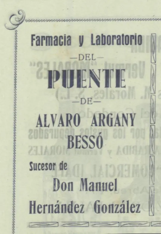 Programa Bajada de La Virgen, 1945.